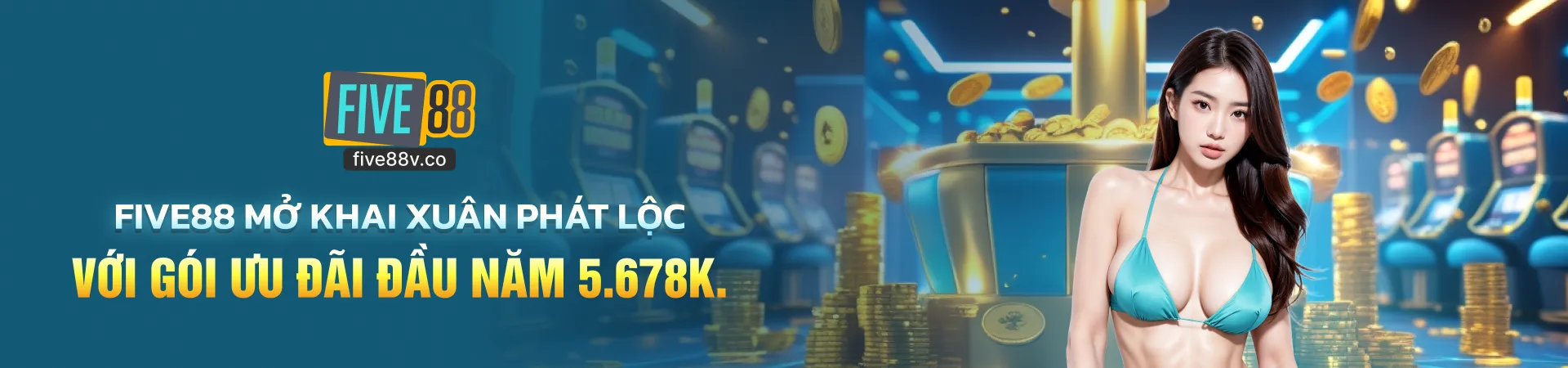 banner five88 mở khai xuân phát lộc